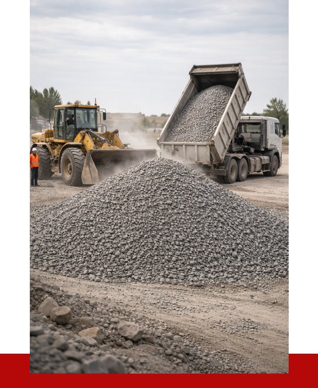 Купить щебень с доставкой в Бирске от 2599 руб. | ПРОНЕРУДБрк