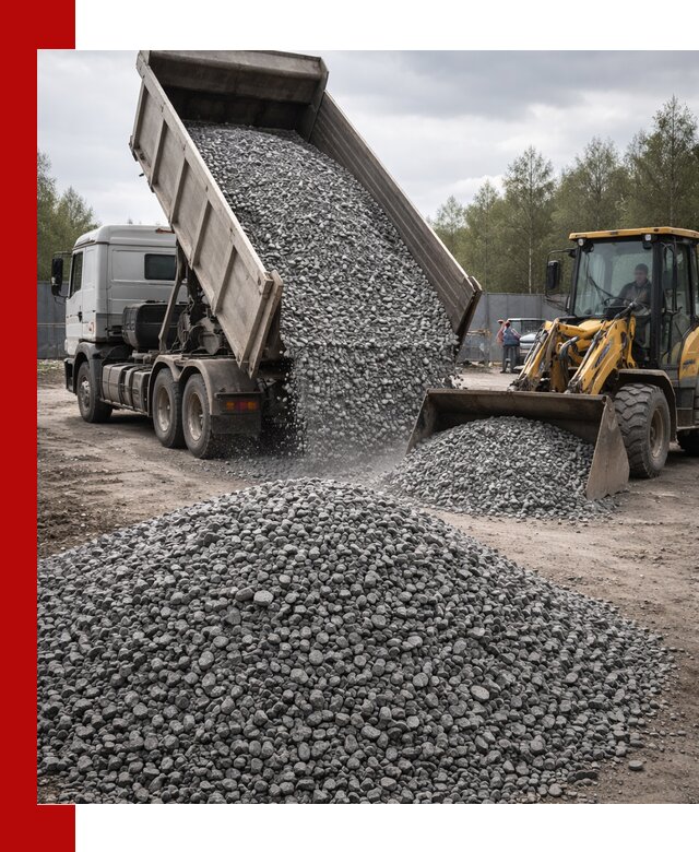 Доставка и продажа щебня гранитного в Бирске