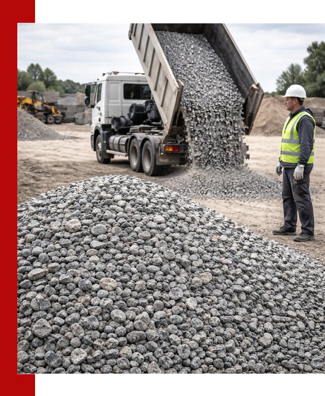 Доставка и продажа гранитного щебня фракции 5-20 в Бирске