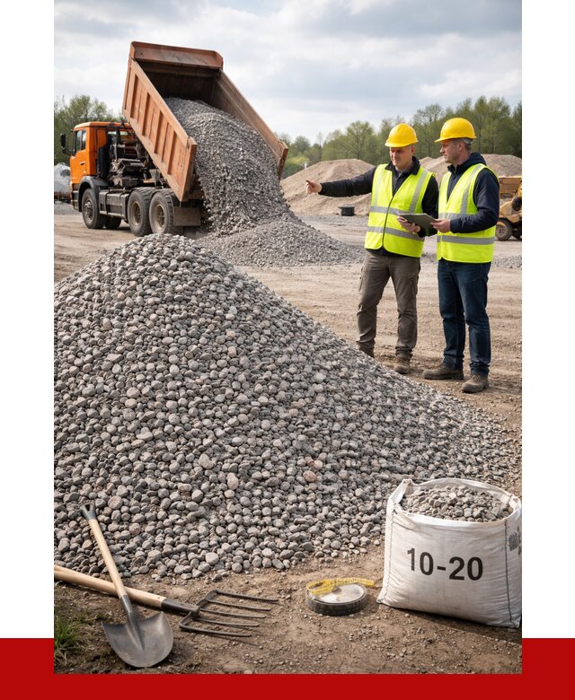 Гранитный щебень фракция 10-20 в Бирске от 4365 руб.|ПРОНЕРУДБрк