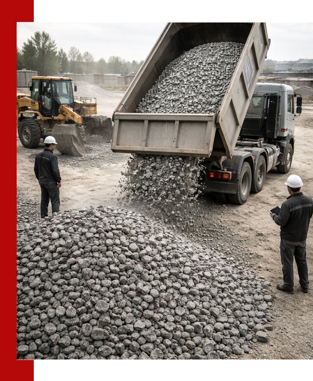 Доставка гранитного щебня фракции 20-40 в Бирске