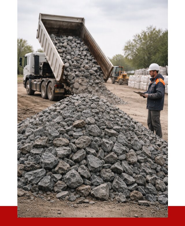 Гранитный щебень фракция 100-200 в Бирске от 4365 р. ПРОНЕРУДБрк