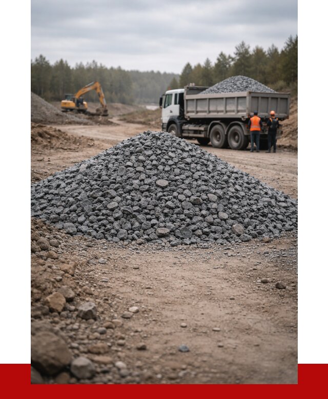 Щебень габбро диабаз фракция 40-70 в Бирске от 2287 р-ПРОНЕРУДБрк