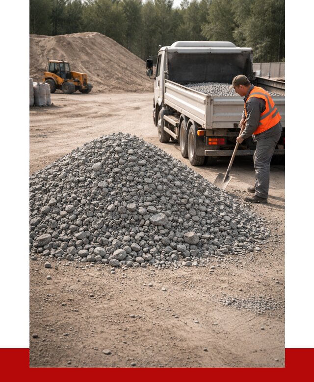 Гравийный щебень фракция 5-10 в Бирске от 2287 р. | ПРОНЕРУДБрк