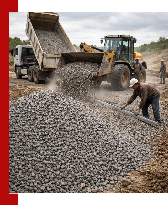 Гравийный щебень фракция 5-20 с доставкой в Бирске