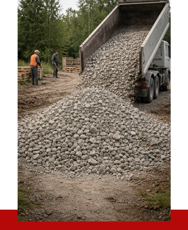 гравийный щебень фракция 70-120 в Бирске от 2547 р. ПРОНЕРУДБрк