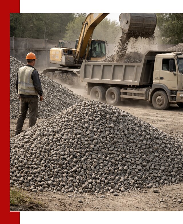 Шлаковый щебень фракция 5-20 с доставкой в Бирске