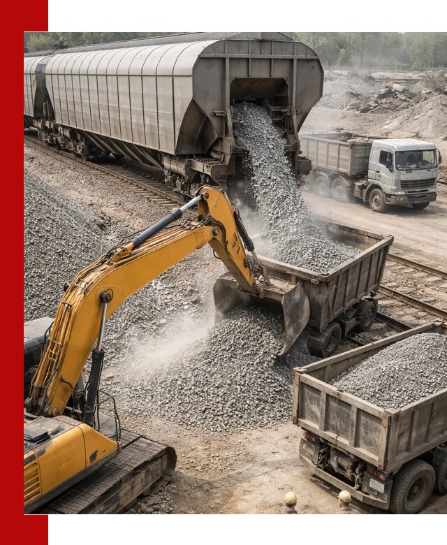 Доставка железнодорожного щебня в Бирске крупными партиями быстрого отгруза