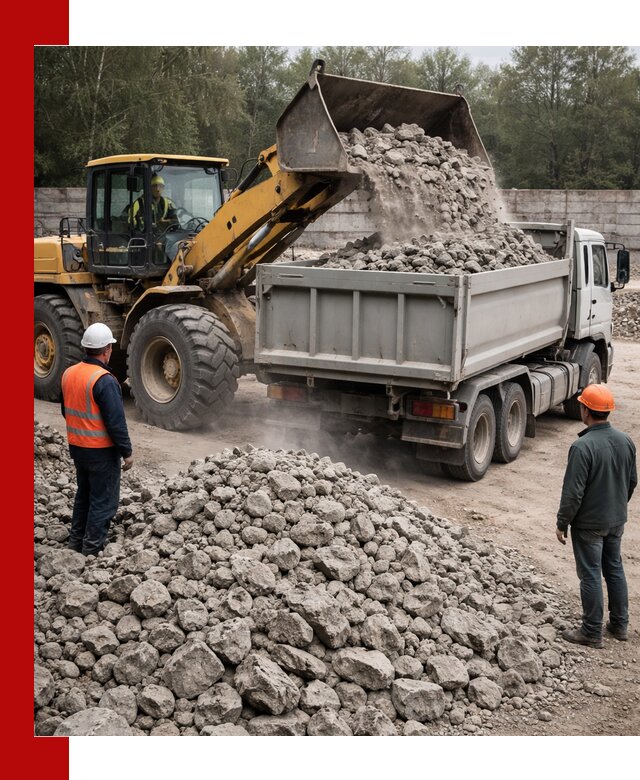 Вторичный щебень фракция 70–150 в Бирске с доставкой