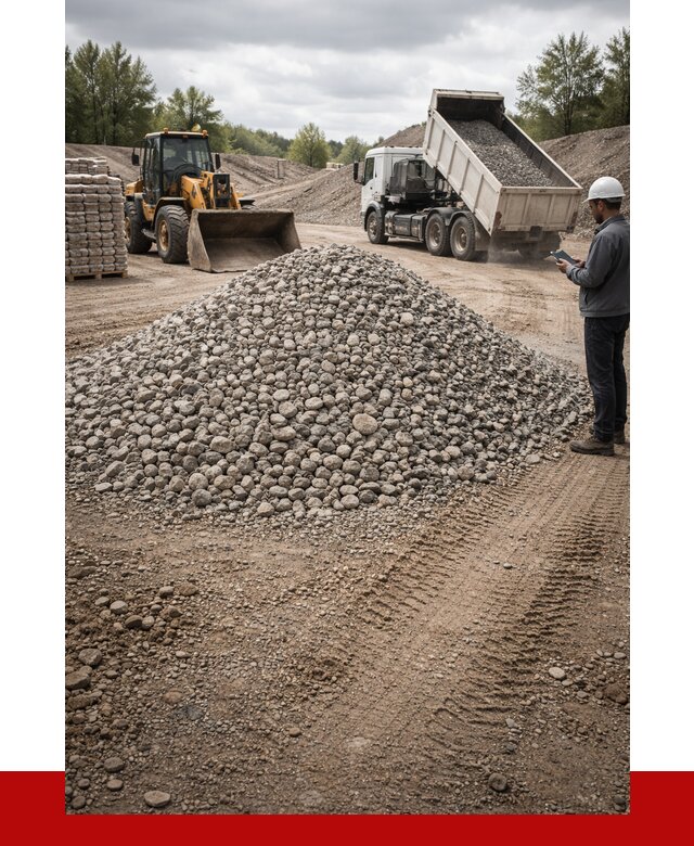 Купить бетонный щебень в Бирске, от 3326 р. ПРОНЕРУДБрк