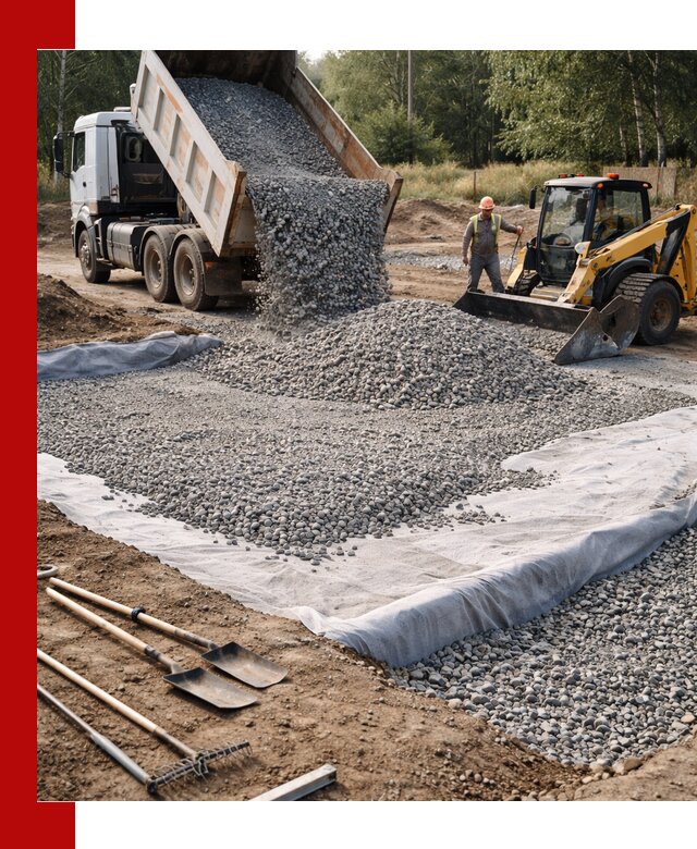 Щебень для фундамента с доставкой в Бирске