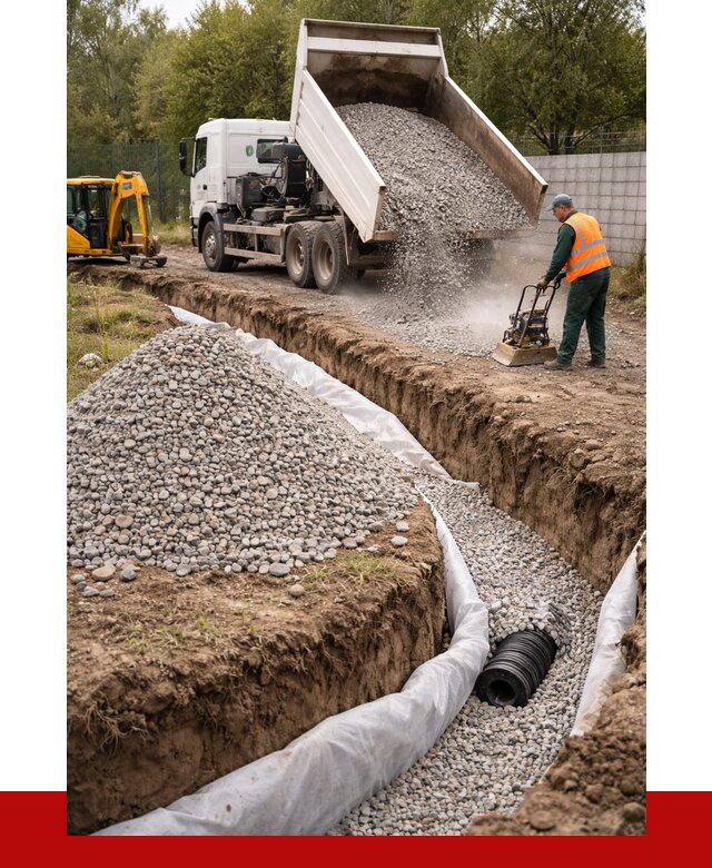 Щебень для дренажа в Бирске от 1923 р., ПРОНЕРУДБрк доставка