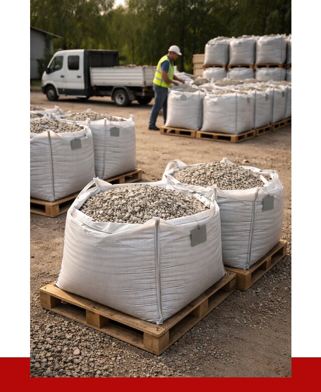Щебень в мешках с доставкой в Бирске от 4365 р. | ПРОНЕРУДБрк