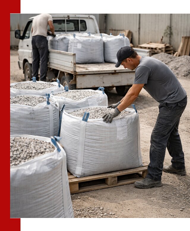 Доставка щебня в мешках по выгодным ценам в Бирске