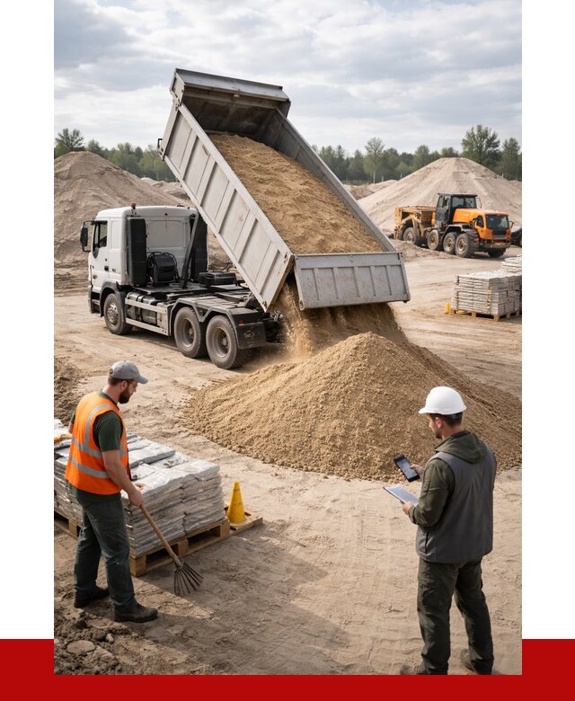 Карьерный песок с доставкой в Бирске от 3742 р. ПРОНЕРУДБрк