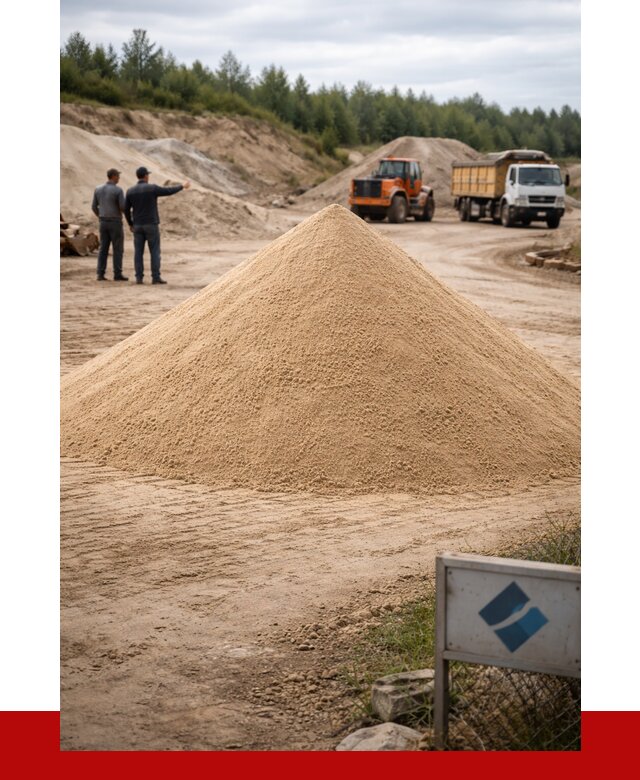 Карьерный песок навалом в Бирске от 1871 р. | ПРОНЕРУДБрк