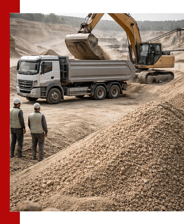 Карьерный крупнозернистый песок с доставкой в Бирске