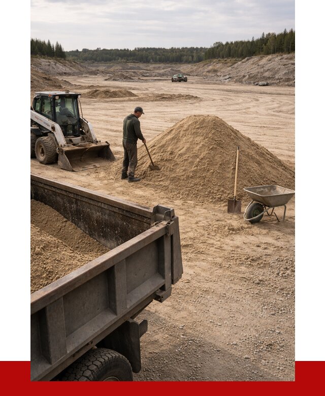 Карьерный песок среднезернистый в Бирске, от 2287 р. ПРОНЕРУДБрк