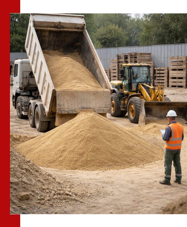 Доставка карьерного мелкозернистого песка в Бирске