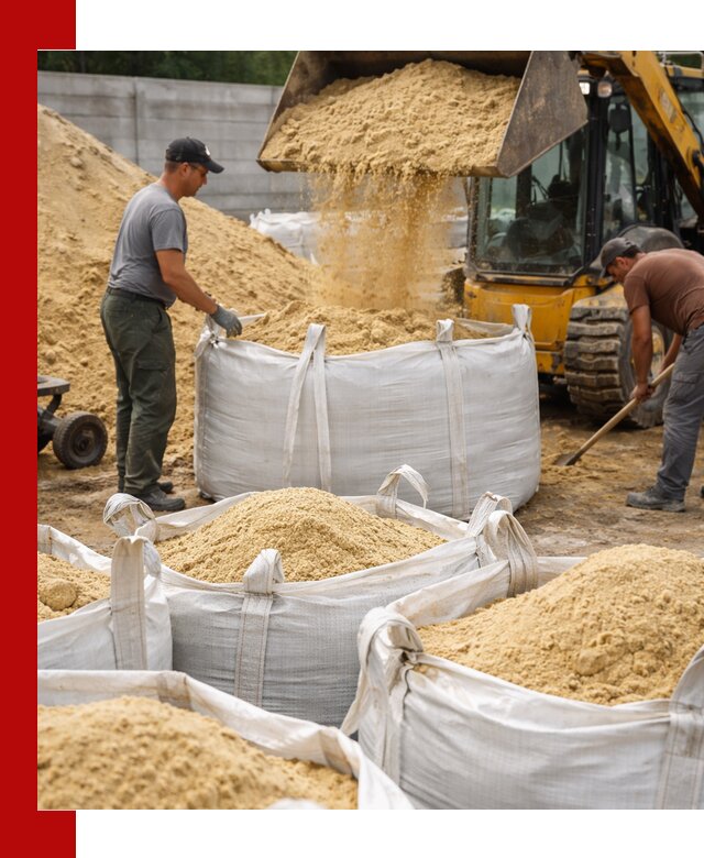 Поставка качественного песка для кладки в Бирске