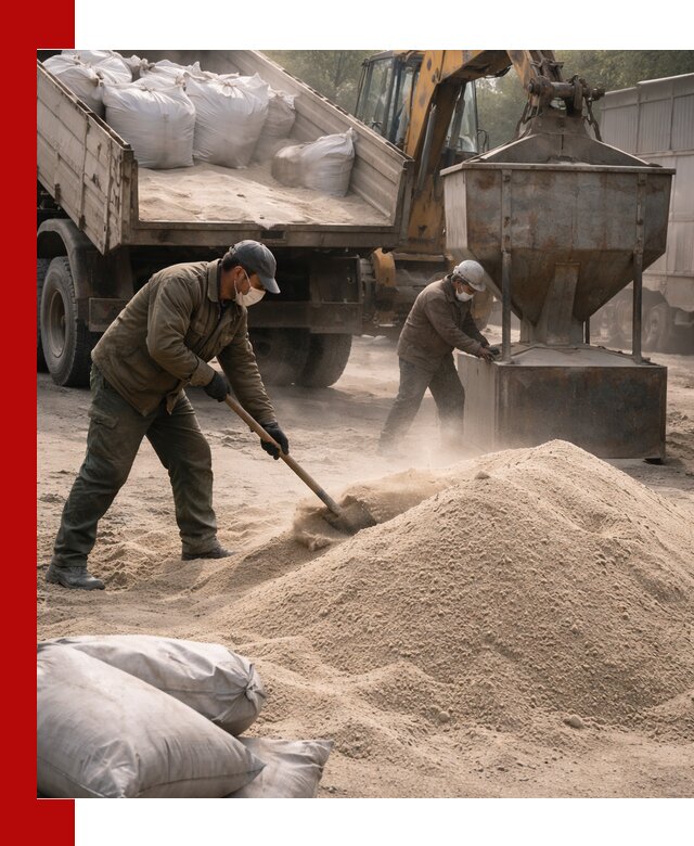 Кварцевый песок для пескоструя в Бирске — доставка и качество