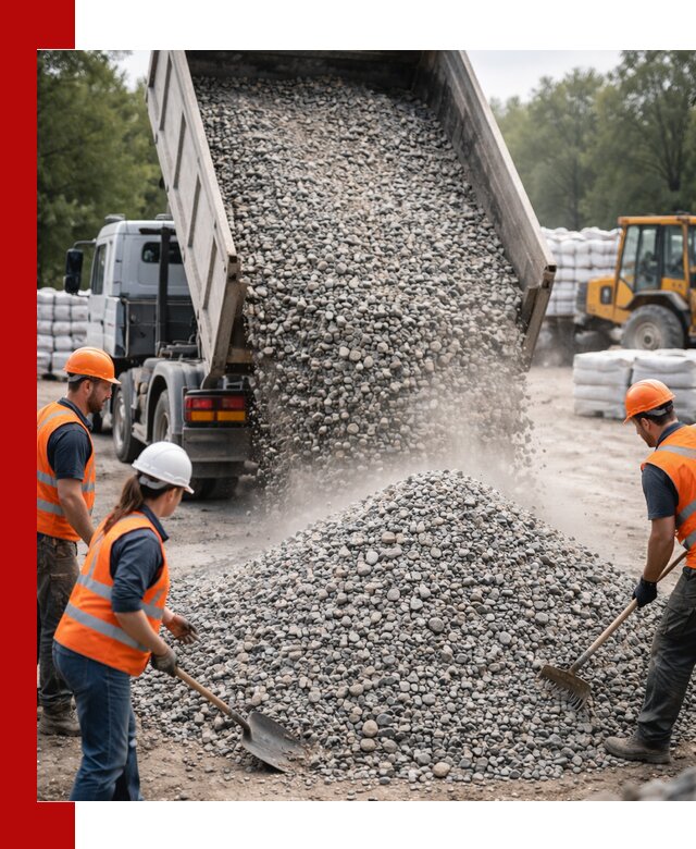 Доставка гравия и камня в Бирске оптом и в розницу