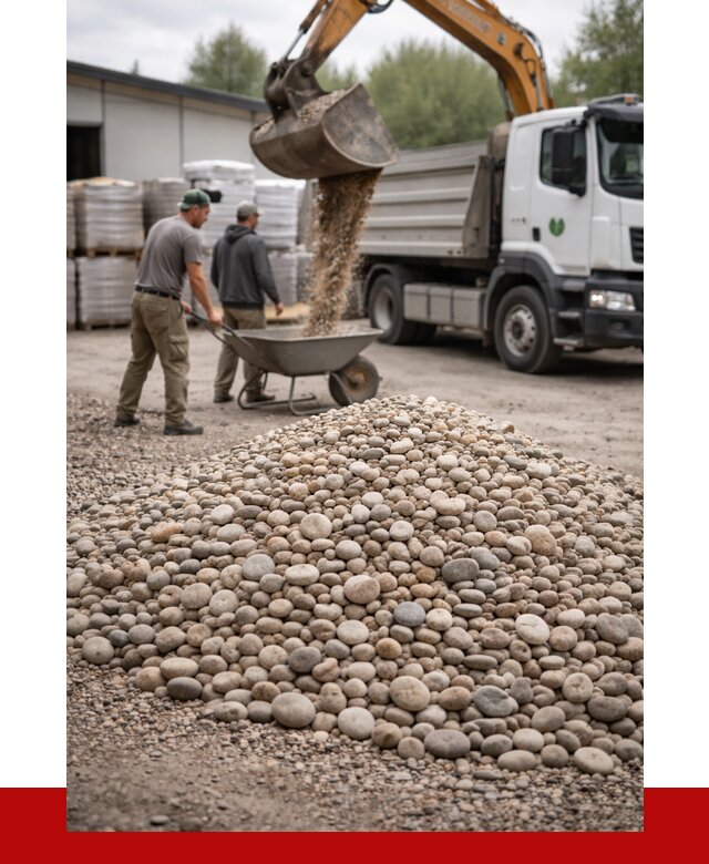 Галька декоративная в Бирске от 3326 р. за куб | ПРОНЕРУДБрк