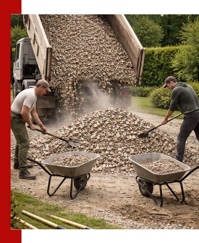 Доставка и продажа декоративной гальки в Бирске