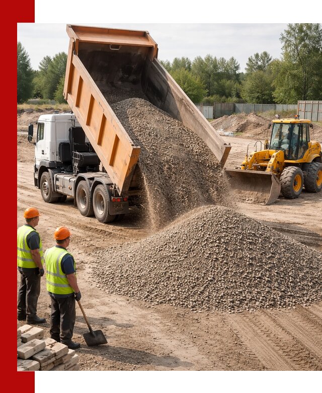 Доставка щебёночно-песчаной смеси ЩПС С7 в Бирске