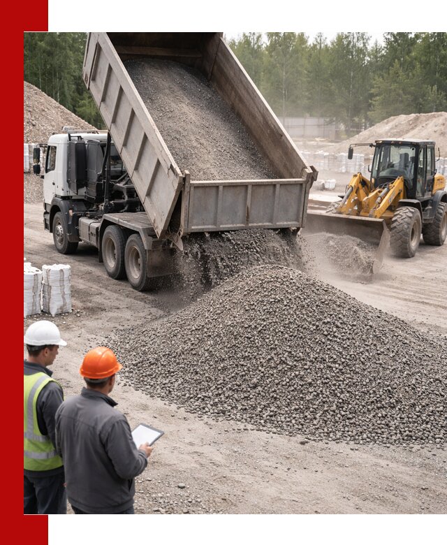 Доставка и продажа гранитного отсева 0-10 в Бирске