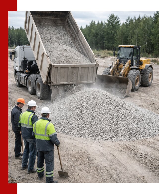 Известняковый отсев 0-5 доставка в Бирске быстро и выгодно