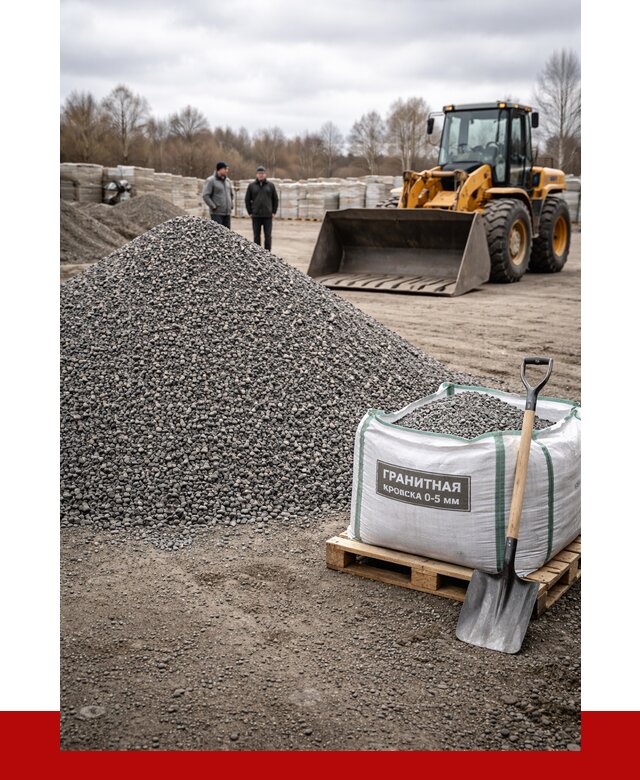 Купить гранитную крошку в Бирске от 4989 р. с доставкой | ПРОНЕРУДБрк