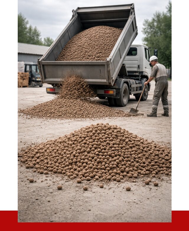 Керамзит с доставкой в Бирске от 4365 р. за м3 | ПРОНЕРУДБрк