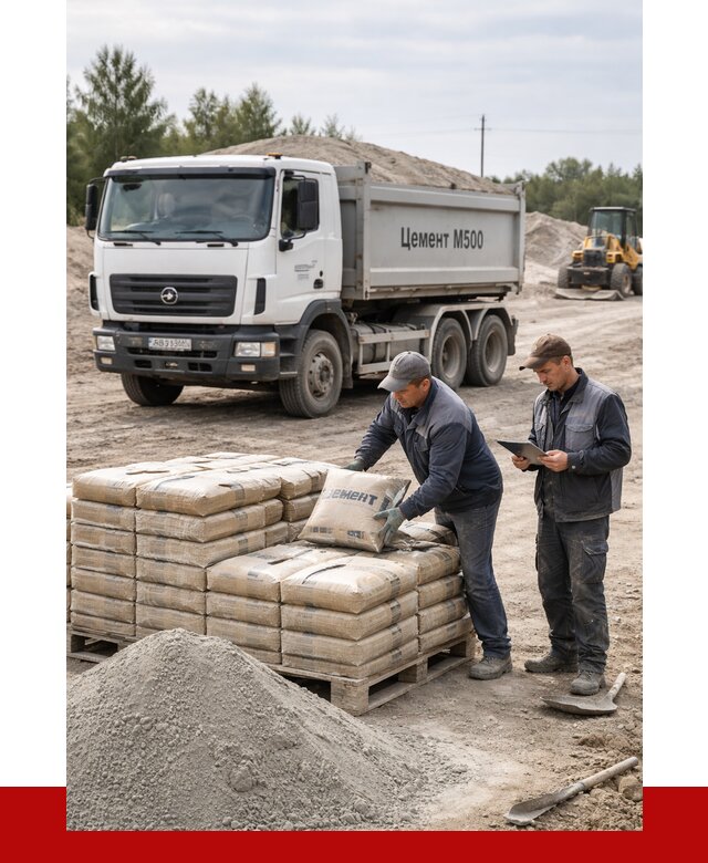 Купить цемент м500 с доставкой в Бирске от 5405 р. | ПРОНЕРУДБрк
