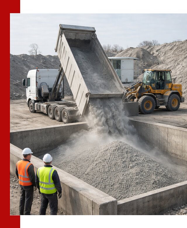 Доставка цемента навалом в Бирске крупными партиями