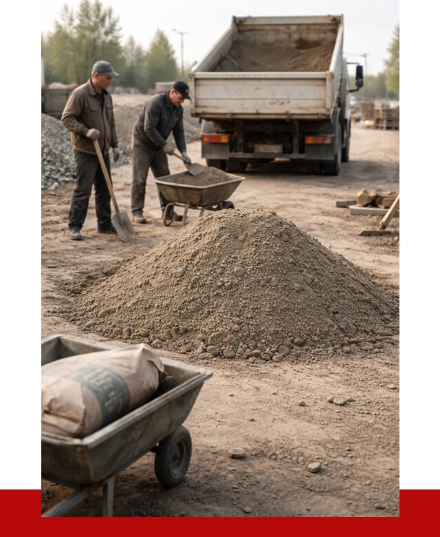 Цементно-песчаная смесь М150 в Бирске от 4885 р. | ПРОНЕРУДБрк