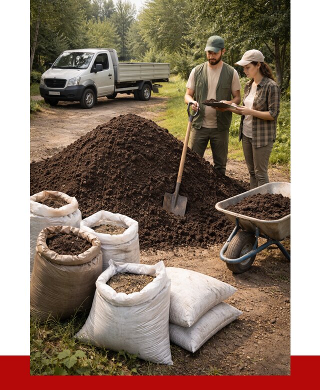 Купить грунт с доставкой в Бирске от 4677 р. за м3 | ПРОНЕРУДБрк