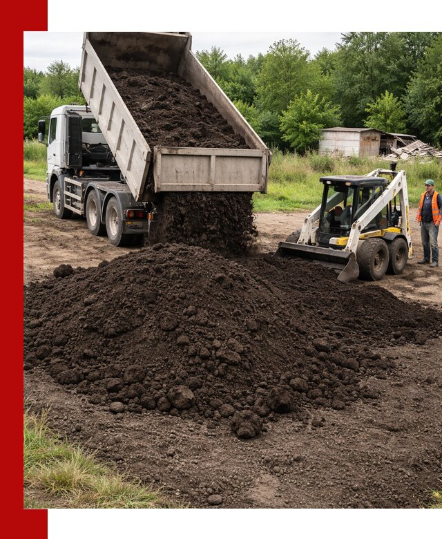 Поставка плодородной земли с доставкой самосвалом в Бирске