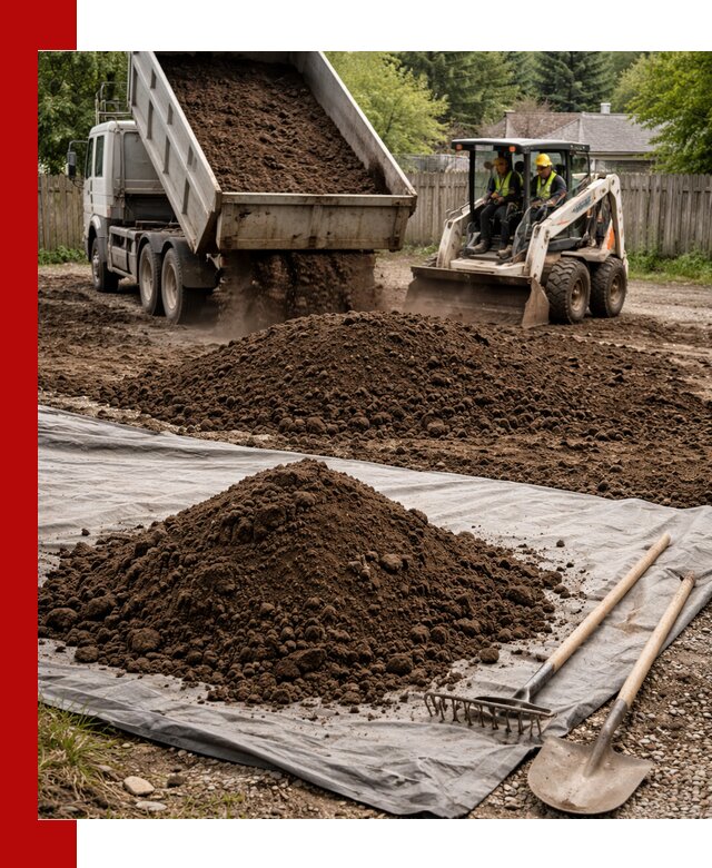 Грунт для отсыпки участка с доставкой в Бирске