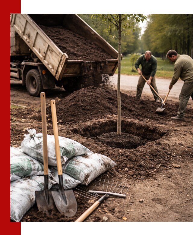 Грунт для посадки деревьев в Бирске — доставка и подготовка почвы