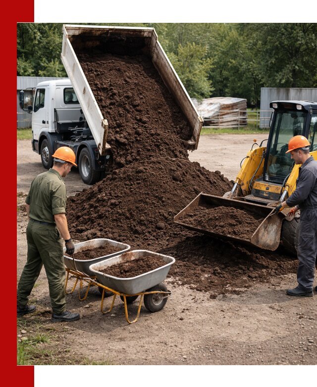 Доставка торфо-земляной смеси в Бирске для огорода и ландшафта