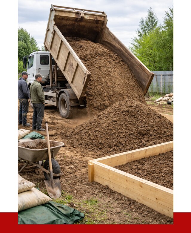 Торфо песчаная смесь в Бирске с доставкой от 1923 р. | ПРОНЕРУДБрк