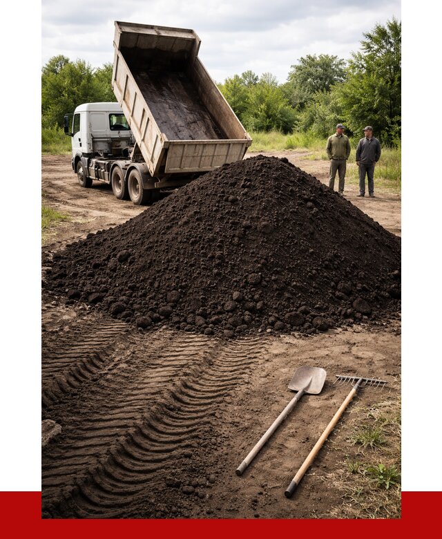 Купить чернозем навалом в Бирске от 1247 р. за куб | ПРОНЕРУДБрк