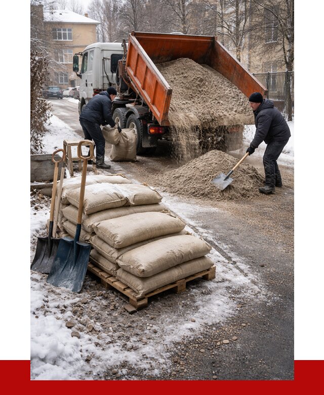 Противогололедные материалы оптом в Бирске от 4365 р. | ПРОНЕРУДБрк