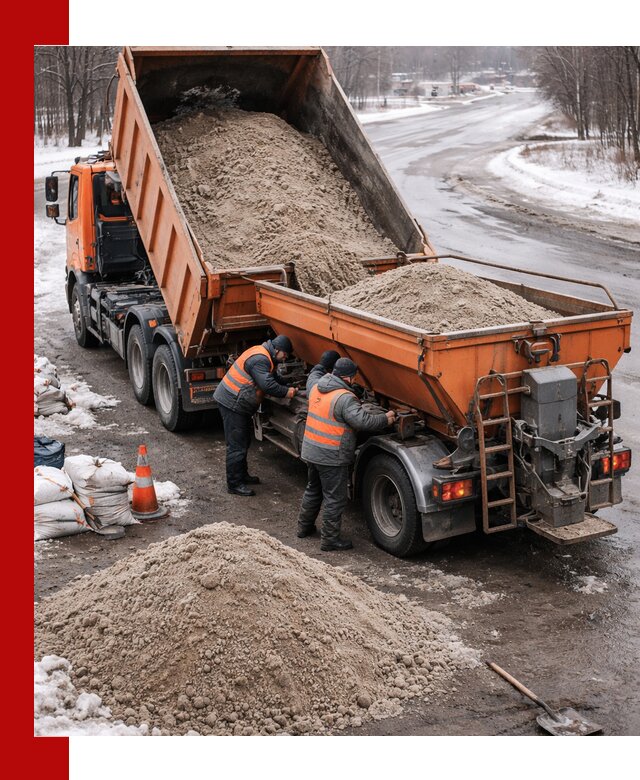 Поставка и вывоз пескосоля в Бирске оптом и в розницу
