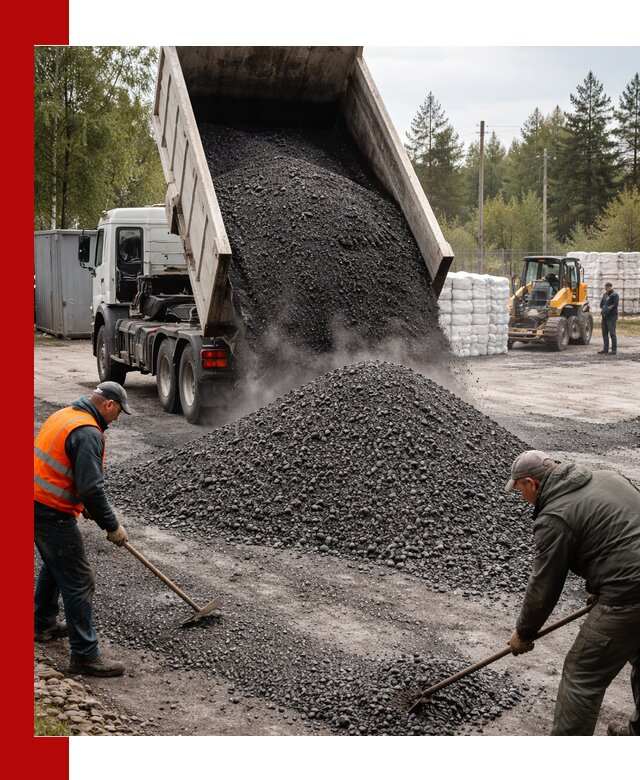 Доставка и продажа асфальтного гранулята в Бирске