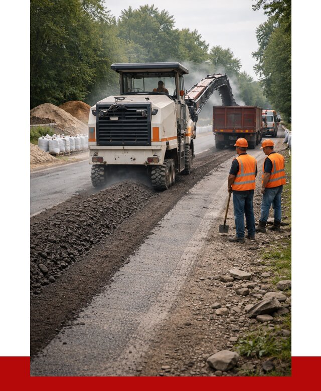 Фрезерованный асфальт в Бирске от 2287 р./куб. | ПРОНЕРУДБрк