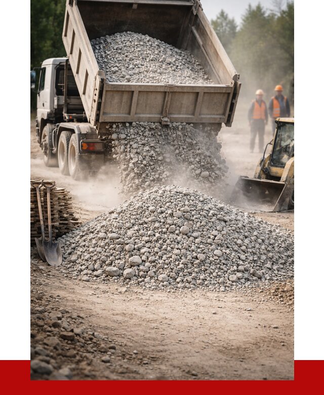 Купить дробленый бетон в Бирске от 1767 р./куб | ПРОНЕРУДБрк