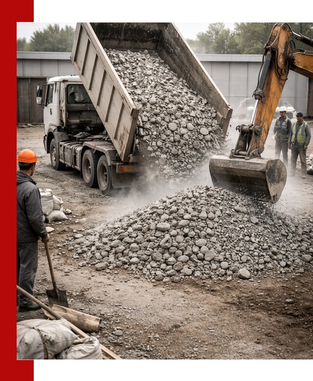 Доставка дробленого бетона в Бирске оптом и в розницу