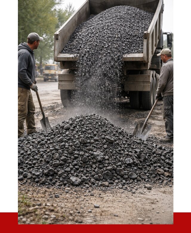 Дробленый асфальт в Бирске от 2910 р. с доставкой | ПРОНЕРУДБрк